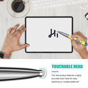 PR-A18 2.4G Charge Mouse Pen Handwritten Glow Wireless Mouse Pen(Purple)