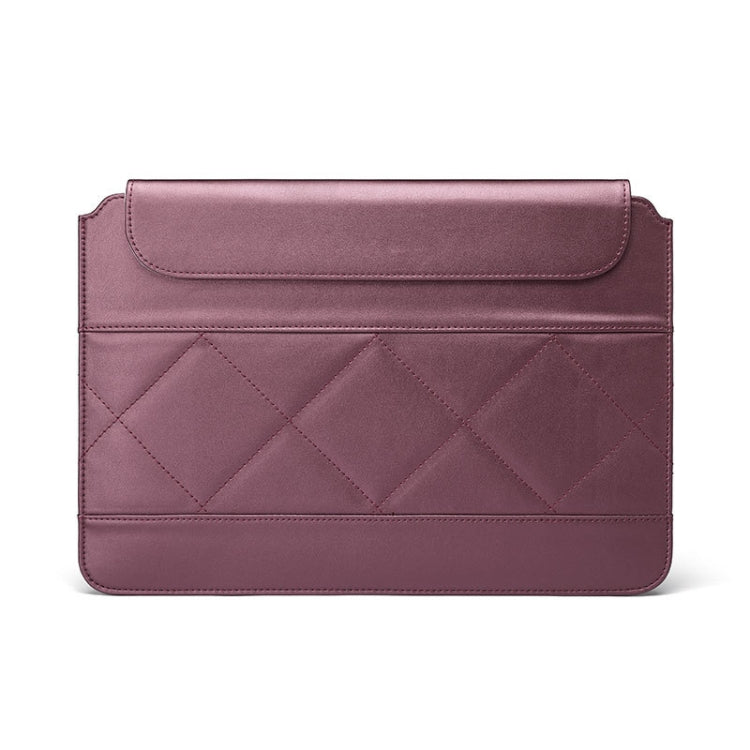 Microfiber Leather Thin And Light Notebook Liner Bag Computer Bag, Applicable Model: 11 inch -12 inch(Red)