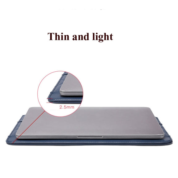 Microfiber Leather Thin And Light Notebook Liner Bag Computer Bag, Applicable Model: 14-15 inch(Blue)