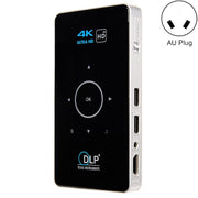 C6 2GB+32GB Android Smart DLP HD Projector Mini Wireless Projector, AU Plug (Black)