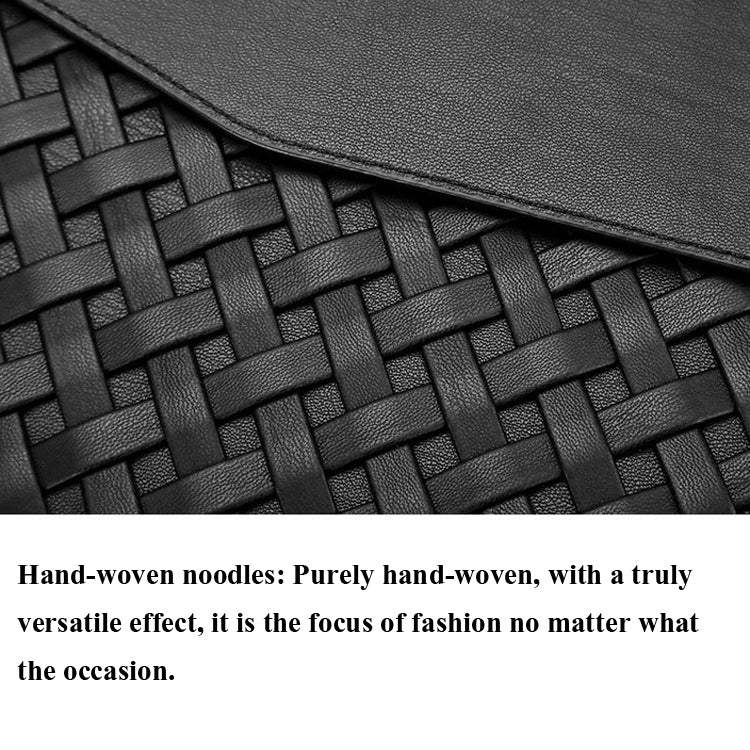 Hand-Woven Computer Bag Notebook Liner Bag, Applicable Model: 12 inch (A1534)(Golden)