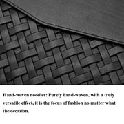 Hand-Woven Computer Bag Notebook Liner Bag, Applicable Model: 12 inch (A1534)(Golden)