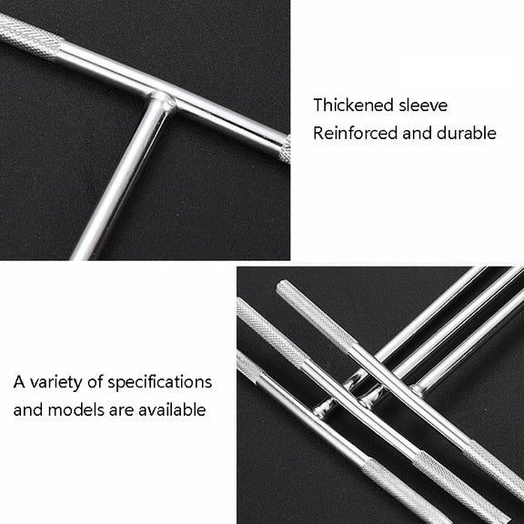 T-Wrench Car Assembly Repair Sleeve Wrench Hexagon Lengthening Socket, Specification: 10mm