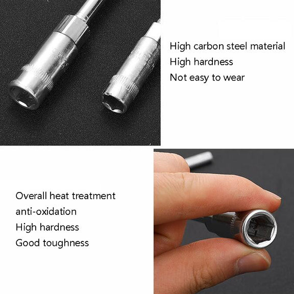 T-Wrench Car Assembly Repair Sleeve Wrench Hexagon Lengthening Socket, Specification: 17mm