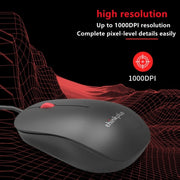 Lenovo Thinkplus M80 Office Lightweight Ergonomic Laptop Mouse, Specification: Wired