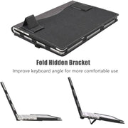 For Samsung Galaxy Book 2 Pro 360 15.6 inch Leather Laptop Anti-Fall Protective Case With Stand(Dark Blue)