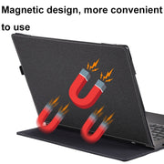 For Samsung Galaxy Book Pro 360 15.6 inch Leather Laptop Anti-Fall Protective Case With Stand(Wine Red)