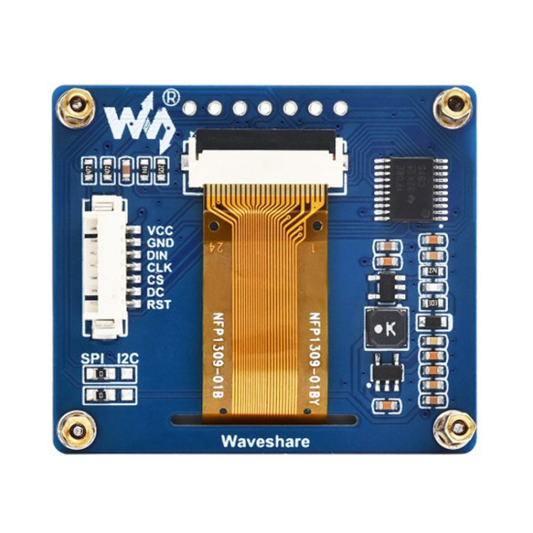 Waveshare 1.54 Inch OLED Display Module, 128��64 Resolution, SPI / I2C Communication(Blue)
