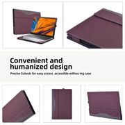 For Samsung Galaxy Book 4 Ultra 16 Inch Leather Laptop Anti-Fall Protective Case(Dark Blue)