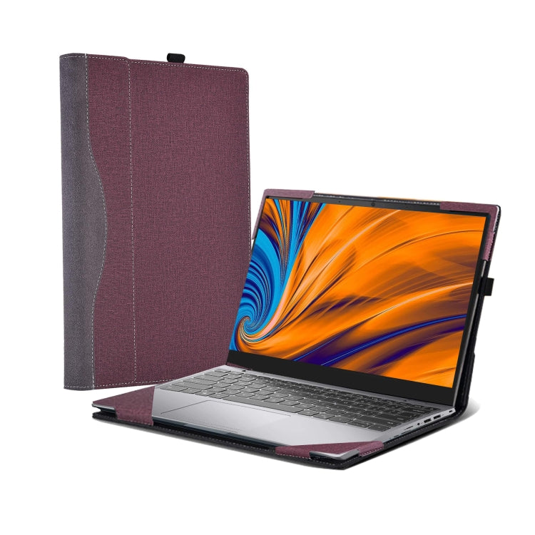 For Samsung Galaxy Book 3 Pro 360 16 Inch Leather Laptop Anti-Fall Protective Case(Dark Blue)