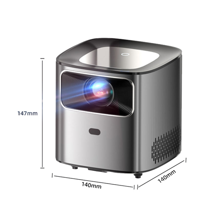 P3 Mini Home HD Projector Portable 1080P Dual-Band 5G WiFi Smart Voice Projector(UK Plug)