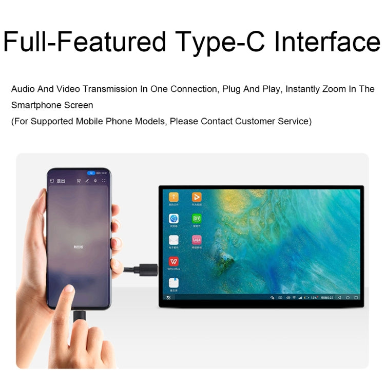 Waveshare 13.3 Inch 2K 2560×1440 HDMI/Type-C Display Interface AMOLED Touch Display(UK Plug)