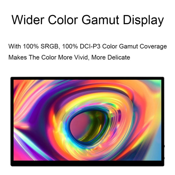 Waveshare 13.3 Inch 2K 2560×1440 HDMI/Type-C Display Interface AMOLED Touch Display(EU Plug)
