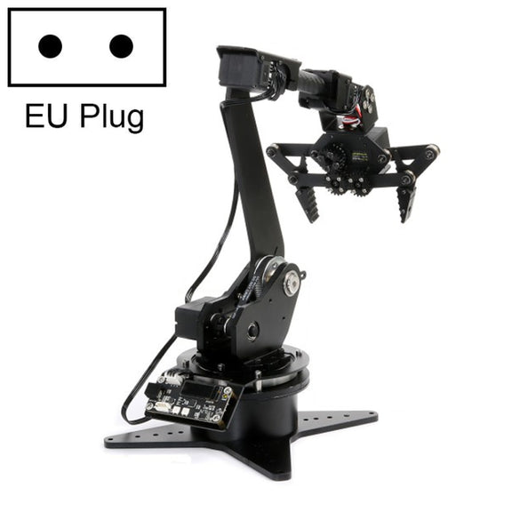 Waveshare High-Torque Serial Bus Servo, Desktop Robotic Arm Kit, Based On ESP32, 5-DOF, Plug:EU Plug