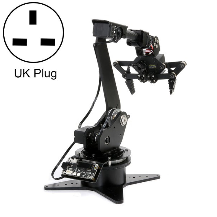 Waveshare High-Torque Serial Bus Servo, Desktop Robotic Arm Kit, Based On ESP32, 5-DOF, Plug:UK Plug
