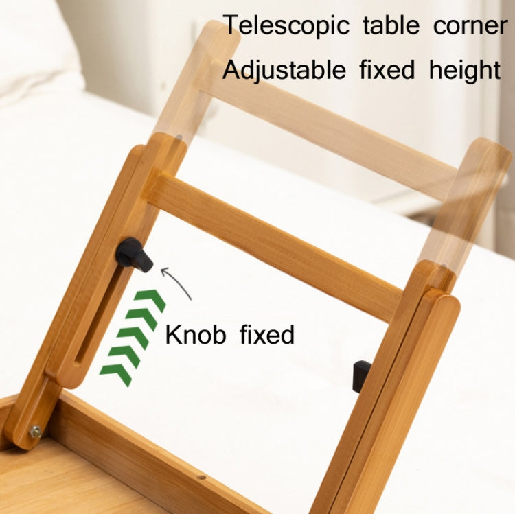 741ZDDNZ Bed Use Folding Height Adjustable Laptop Desk Dormitory Study Desk, Specification: Large 88cm