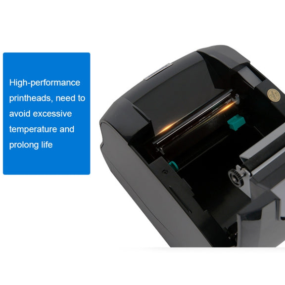 Xprinter XP-365B 80mm Thermal Label Printer Clothing Tag Supermarket Barcode Printer, Plug: UK Plug(Bluetooth Version)