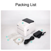 Xprinter XP-420B 108mm Express Order Printer Thermal Label Printer, Style:USB+WIFI(AU Plug)
