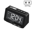 K5 Wireless Bluetooth Speaker Desktop Alarm Clock Radio, Specification: US Plug(Black) - Desktop Speaker by PMC TechLife | Online Shopping South Africa | PMC TechLife | Buy Now Pay Later Mobicred