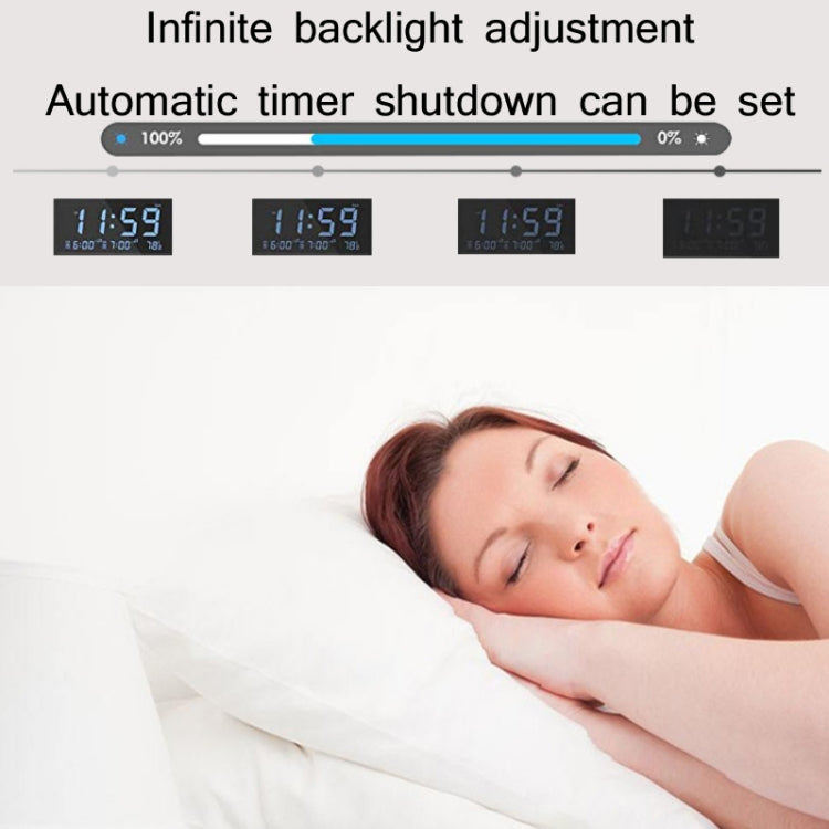 K5 Wireless Bluetooth Speaker Desktop Alarm Clock Radio, Specification: UK Plug(Black)