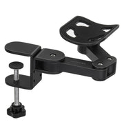 Vaydeer TJ2011 Computer Hand Bracket Mouse Pad Metal Lazy Arm Support Cantilever Wrist Pad(Black)