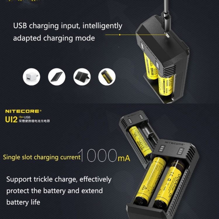 NITECORE Dual Slot Smart Charger(UI2)