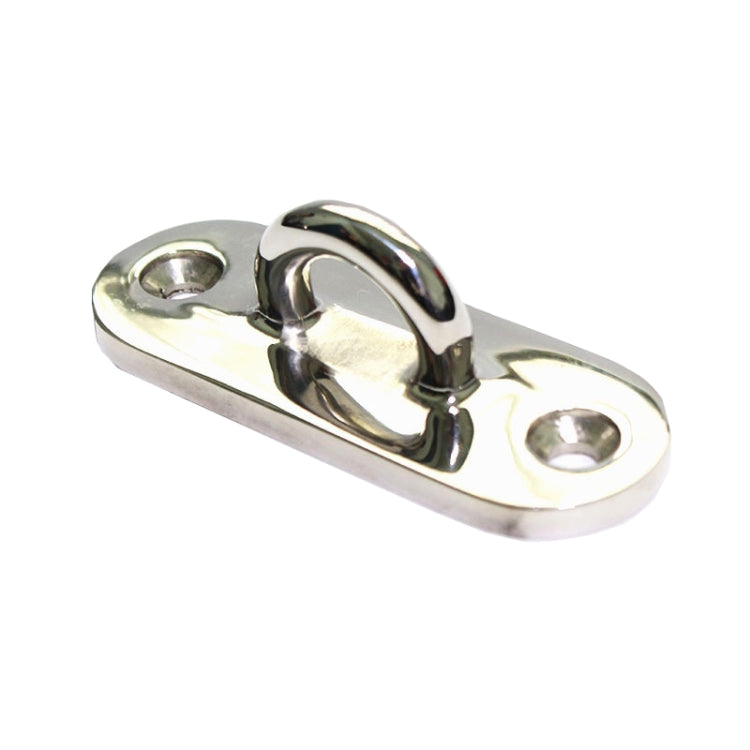 316 Stainless Steel Oval Boat Plate Seat Hand Rowing Boat Fixed Seat Accessories, Specification: 88mm