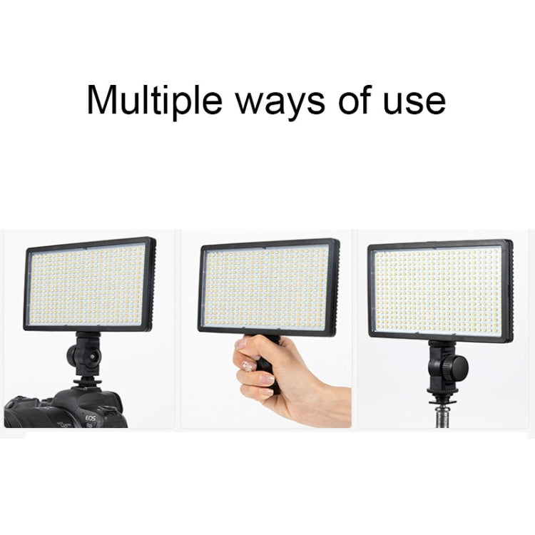 1064 LEDs Stepless Adjustment Live Fill Light Reversible Photography Soft Light, Style: 12 inch