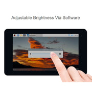 Waveshare 7 inch 800��480 IPS Capacitive Touch Display, DSI Interface, 5-Point Touch with Case
