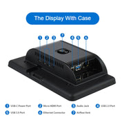 Waveshare 7 inch 800��480 IPS Capacitive Touch Display, DSI Interface, 5-Point Touch with Case
