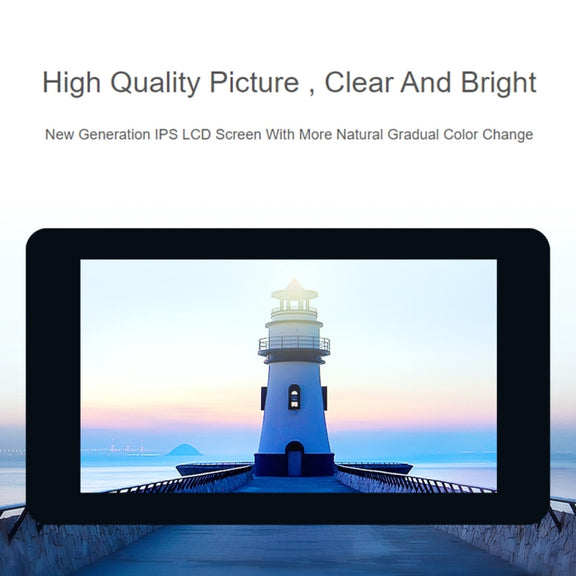 Waveshare 7 inch 800��480 IPS Capacitive Touch Display, DSI Interface, 5-Point Touch with Case