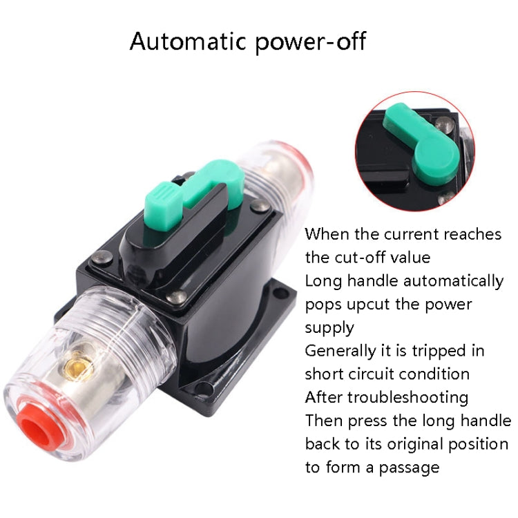 CB9 Car Audio Insurance RV Yacht Circuit Breaker Switch Short Circuit Overload Protection Switch, Specification: 60A