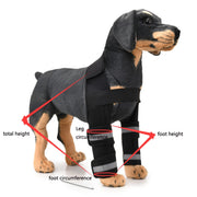 Pet Dog Leg Knee Guard Surgery Injury Protective Cover, Size: M(Anti-glory Model (Red))