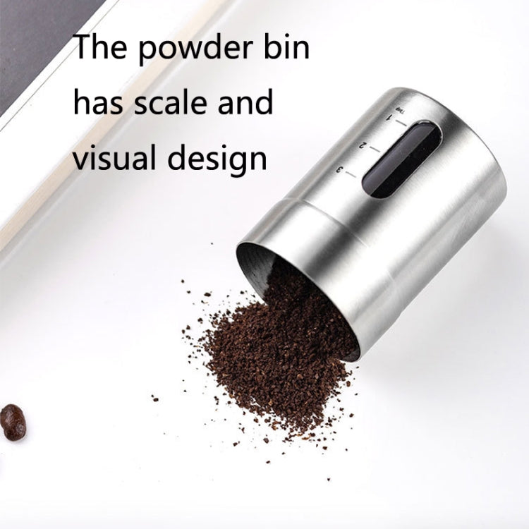 Portable Hand Crank Coffee Machine Stainless Steel Manual Grinder(Medium)