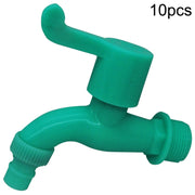 10pcs All Plastic Freeze-Resistant Washing Machine Faucet 3/4  inch  (Random Delivery)