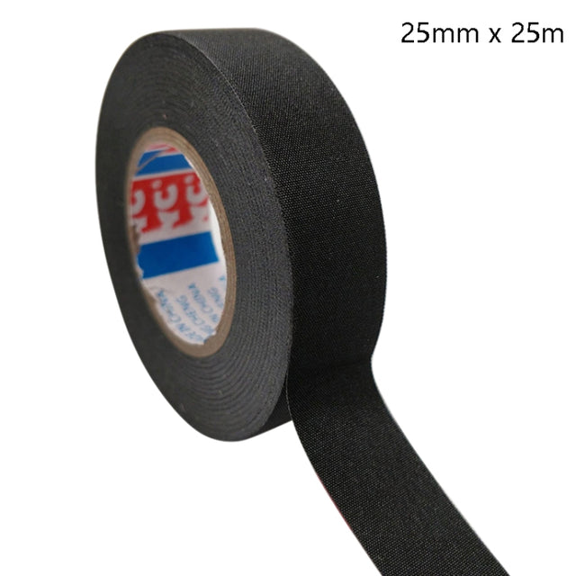 Automotive Wiring Harness Flannel Tape High Temperature Resistant And Water-resistant Wire And Cable Insulation Tape, Size: 25mm x 25m