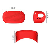 VR Glasses Silicone Water-resistant Dust-Proof And Fall-Proof Protective Shell For Meta Quest(Luminous Green)