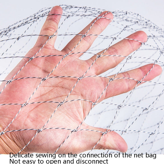 Foldable Stainless Steel Dip Net Head Fishing Net, Specification: Solid 50cm Big Mesh