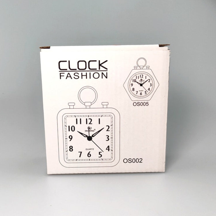 Candy Color Office Home Student Square Alarm Clock(Green)