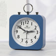 Lazy Silent Small Alarm Clock Office Home Desktop Clock(Blue) - free shipping - PMc TechLife - Order now!