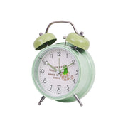 Student Cute Style Bell Alarm Clock Bedside Mute Clock With Light Specification��� Y33 3 Inch (Green)