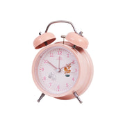 Student Cute Style Bell Alarm Clock Bedside Mute Clock With Light Specification��� Y34 3 Inch (Pink)