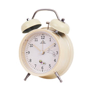 Student Cute Style Bell Alarm Clock Bedside Mute Clock With Light Specification��� Y36 4 Inch (Beige)