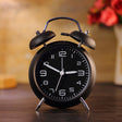 4 Inch Bedroom Bedside Stereo Digital Silent Alarm Clock With Light(Black Shell Black Surface) - Alarm Clocks by PMc TechLife | Online Shopping South Africa | PMc TechLife | Buy Now Pay Later Mobicred