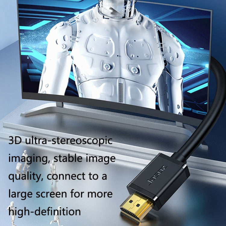 Jasoz HDMI High-Definition Projector Computer Video Cable Oxygen-Free Copper Core, Cable Length: 12m