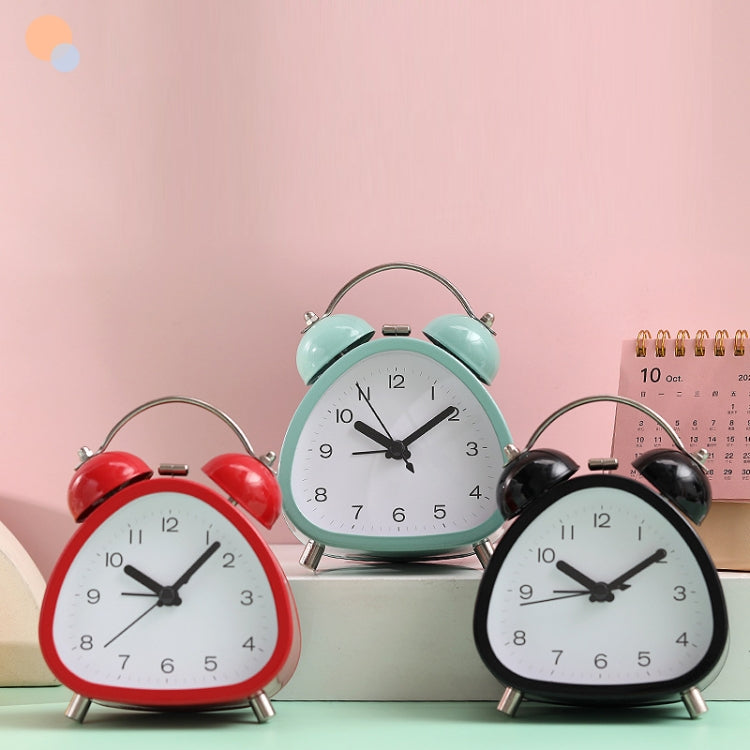 Student Metal Retro Digital Alarm Clock With Light(Green)