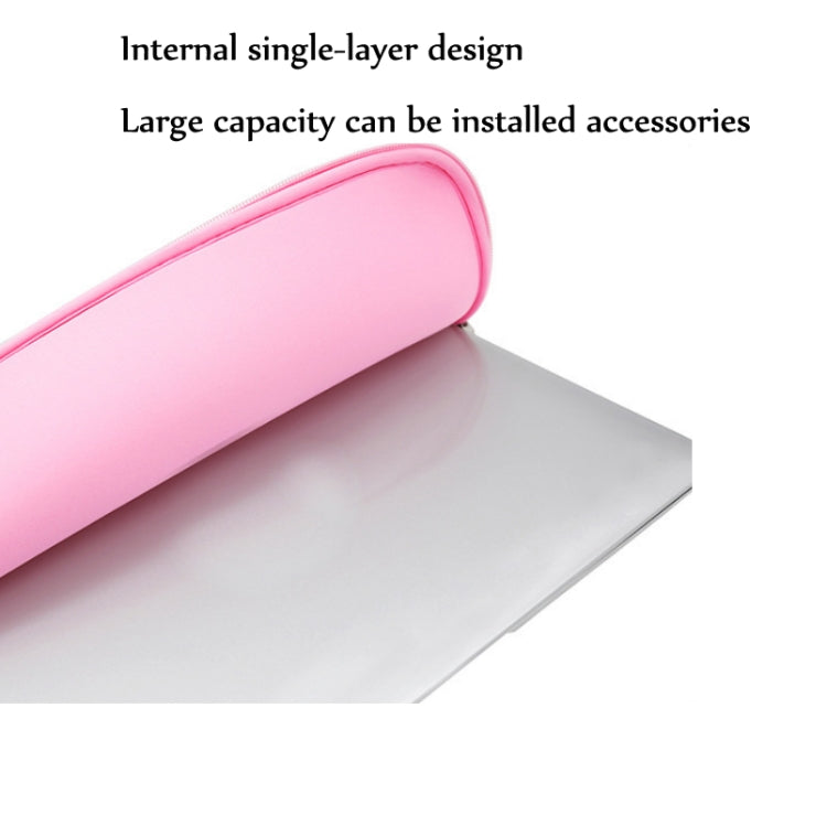 Laptop Anti-Fall and Wear-Resistant Lliner Bag For MacBook 13 inch(Pink)