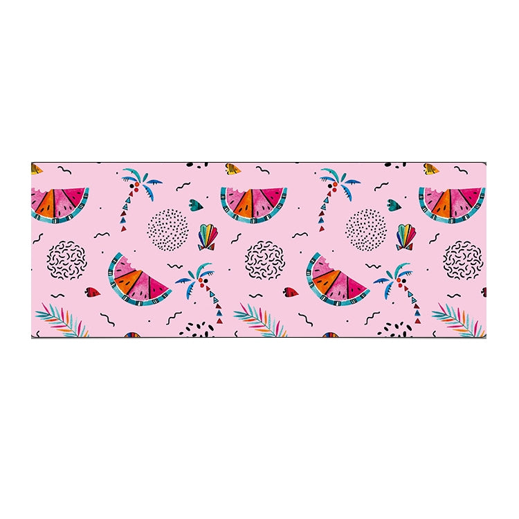 900x400x4mm Office Learning Rubber Mouse Pad Table Mat(4 Colorful Summer)