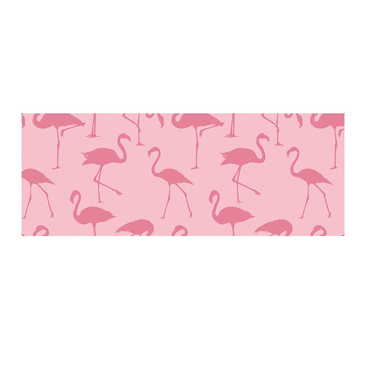 900x400x4mm Office Learning Rubber Mouse Pad Table Mat(7 Flamingo)