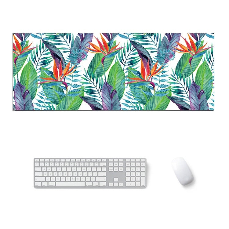 900x400x4mm Office Learning Rubber Mouse Pad Table Mat(8 Tropical Rainforest)